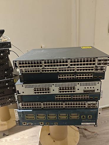 Cisco şəbəkə avadanlıqı–24 port 230 48 Port 340