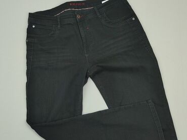 bluzki jeansowa z falbanką: Jeans, L (EU 40), condition - Good