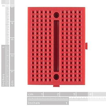 Ana platalar: Qırmızı Mini Breadboard – 170 dəlikli prototipləmə lövhəsi - 170 — 2