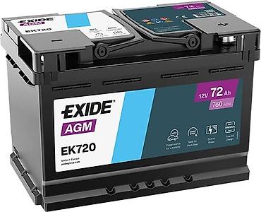 vaz starter: Exide, 70 ah, Orijinal, Fransa, Yeni — 3