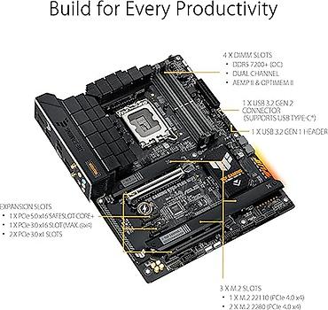 asus computers: Asus Tuf B760-Plus DDR5 Wifi Niyə ASUS TUF GAMING B760-PLUS WIFI — 5