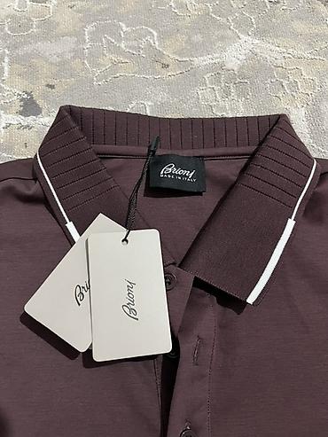 тайота поло: Мужское поло Brioni - Бренд: Brioni (Made in Italy, фирменные бирки) — 2