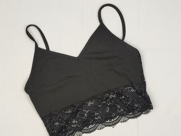 czarne bluzki z koronką plus size: Women`s top, size XS