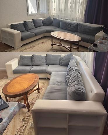 kunc divan: Divan satılır – 300₼ - Künc divan, açılır bazalı model - Ölçülər: 3.20 — 1