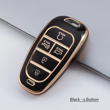ключами: Чехлы цвет - Черный, Hyundai, Новый