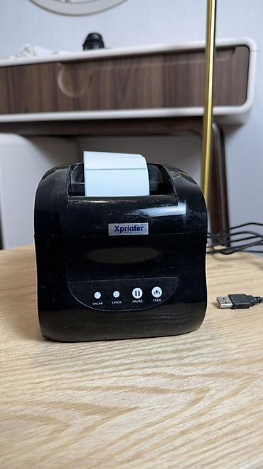 Торговые принтеры: Термопринтер этикеток Xprinter + комплект рулонов - Модель: Xprinter — 4