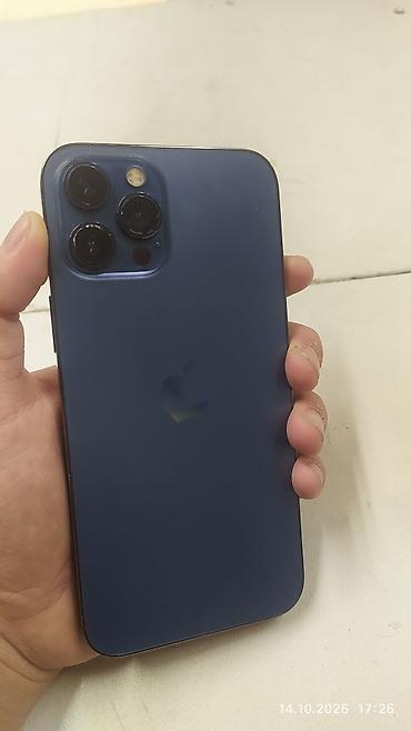 iphone tel: IPhone 12 Pro, Б/у, 256 ГБ, Pacific Blue, Коробка, 100 % — 3