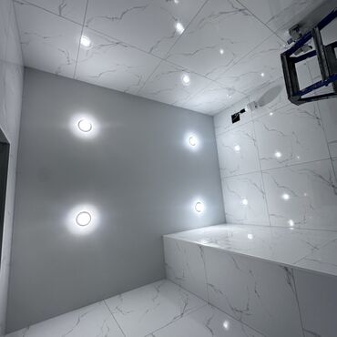 Натяжной потолок: Натяжной потолок Глянцевое Монтаж — 16