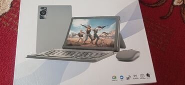 ноутбук без экрана: Планшет, Ego Pad, эс тутум 256 ГБ, 5G, Колдонулган, Классикалык түсү - Кара