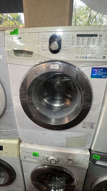Paltaryuyan maşınlar: Paltaryuyan maşın Samsung, 6 kq, Avtomat, Qurutmasız, Kredit yoxdur — 3