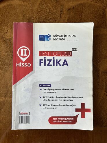 fizika hikmət mehdiyev: Fizika test toplusu II hissə 2018