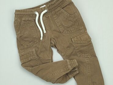 mos mosh spodnie: Material trousers, F&F, 1.5-2 years, 92, condition - Good