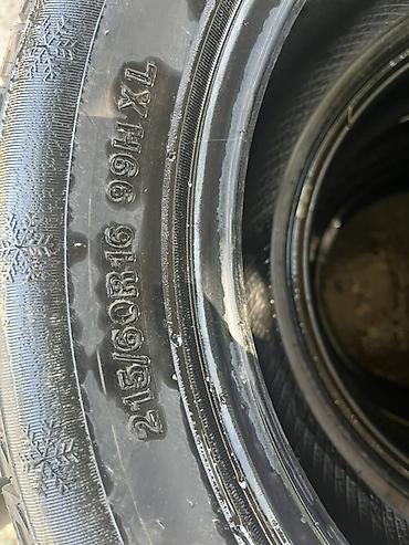 kompressor hava: 4 ədəd qış şini dəsti - Ölçü: 215/60 R16 - Yükləmə/ sürət indeksi — 2