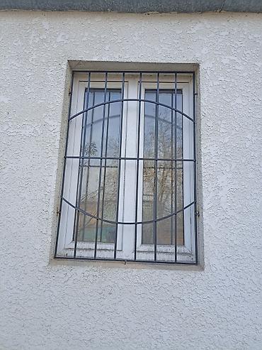 Сварка: Кованые решетки на окна - Материал: сталь, сварные вертикальные — 24