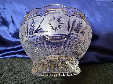 Ostali antikviteti: Cinija kristal Zajecar velika iz 70ih.god. Cinija kristal — 7