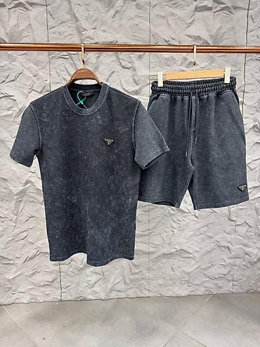 италия рубашка: Мужская футболка, Стандарт, Prada, Новый, цвет - Синий, Платная доставка — 1