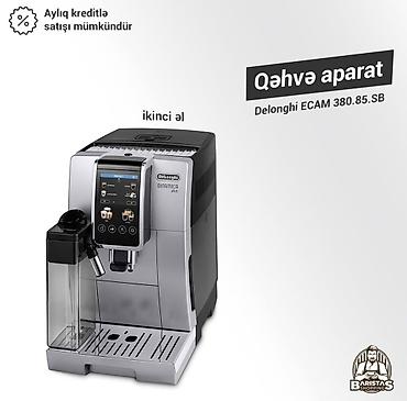 ariston 2 ci el: Qəhvə maşını Delonghi, Avtomat, Süd qabı ilə, İşlənmiş — 1