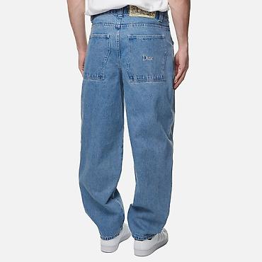 dime jeans: Джинсы Dime Classic Denim - Светло‑голубой деним с легким винтажным — 1