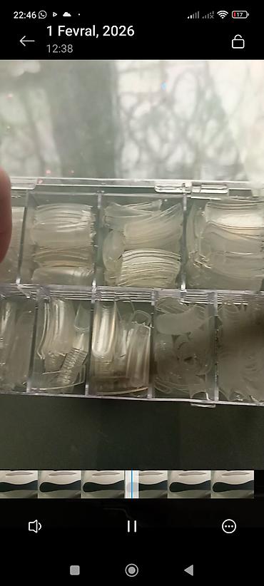 Manikür və pedikür məhsulları: Dırnaq üçün gel lak, İşlənmiş — 4