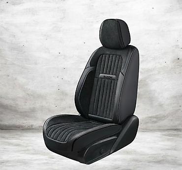 Чехлы и накидки на сиденья: Чехлы Экокожа, цвет - Серый — 2