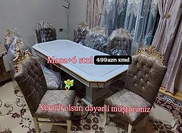 perde yuma: Qonaq otağı üçün, Yeni, 6 stul — 1