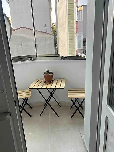 berber mebeleri: Yeni, Kvadrat masa, 2 stul, Açılan, Stullar ilə, Taxta — 5