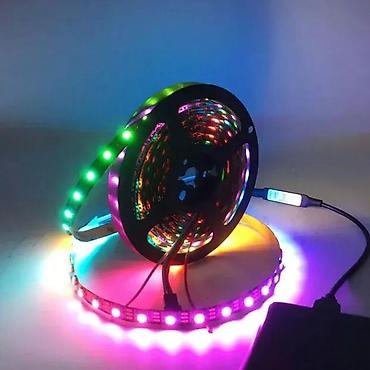 Rasveta: Led trake adresabil inteligentne RGB ws2812b 24V 5V. Kontakt telefon — 15