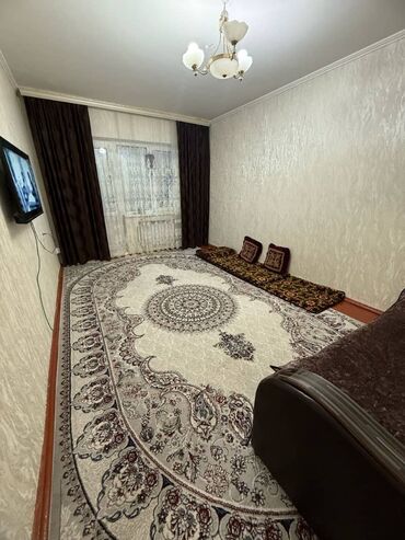 квартира кочкор: 1 бөлмө, 33 кв. м, 105-серия, 2 кабат, Косметикалык ремонт