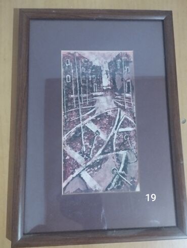 Şəkillər, tablolar: Istedadli ressam Mahmudzadenin 1999-cu ilde yaratdigi "Baki kendleri — 25