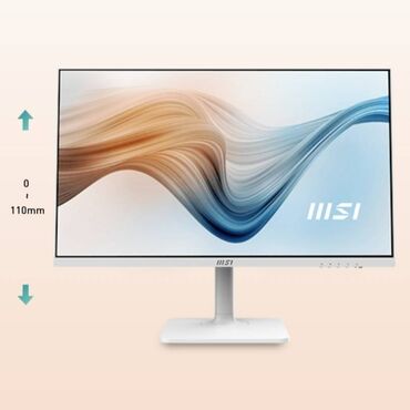 Monitorlar: 🖥️ MSI Modern MD272XPW 27" White 💡 Göz qamaşdırmayan texnologiya və — 3