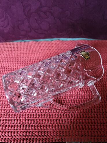 Čajnici: Bokal nov Zajecar kristal,led kristal 70te. Bokal je nov,sve na — 10