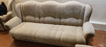 гостиница палитех: Продаю диван с двумя креслами. Очень хорошего качества цвет бежевый