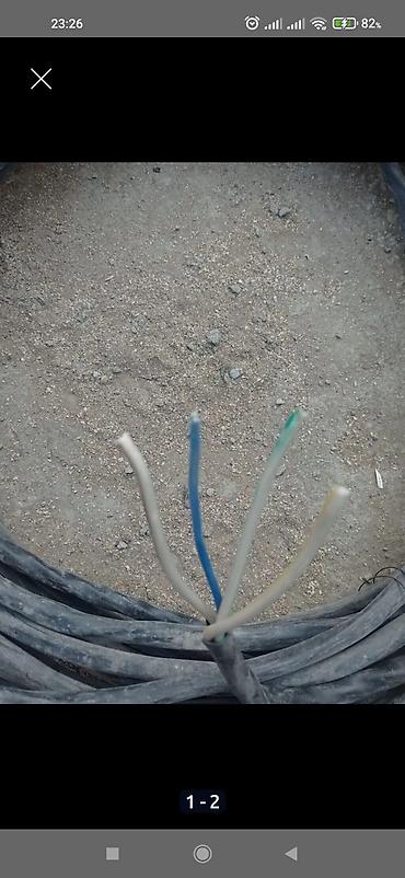 3 tonluq cen: 4 jila alüminium kabel 50 metr 100 manata real alıcıya endirim eləmək — 1
