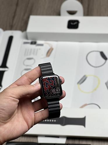 Спортивные часы: Спортивные часы часы, Apple (Apple Watch), Таймер и секундомер, Шагомер, Оригинал, Синхронизация с другими устройствами, Унисекс, Б/у — 1