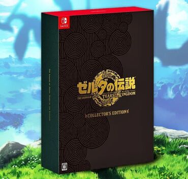 купить прошитую nintendo switch oled: Игра The Legend of Zelda: Tears of the Kingdom Collector's Edition