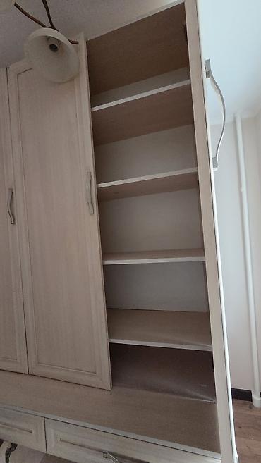 Буфеты: Шкаф-буфет из светлого ЛДСП с фигурными фасадами Разборная модульная — 6