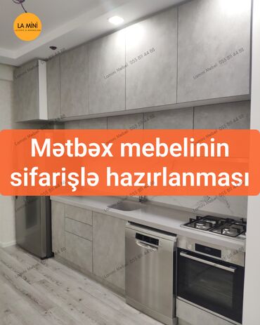 TV altlığı: Sifarişlə mətbəx dəsti, Özü çəkən petlələr, Sadə laminat, Kredit var, Pulsuz çatdırılma, Ödənişli çatdırılma