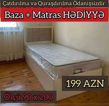 Məişət məhsulları: Yeni, Təknəfərlik çarpayı, Bazalı, Matras ilə, Siyirməsiz, Azərbaycan