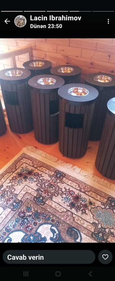 Tullantı qabları: Zibill qablariii bir basa sexden verilir isteyenler elaqe saxlasin — 16