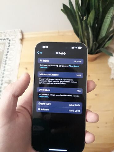 Apple iPhone: IPhone 15 Pro, 128 GB, White Titanium, Face ID -da lalafo.az — 1 Apple iPhone: IPhone 15 Pro, 128 GB, White Titanium, Face ID — 1