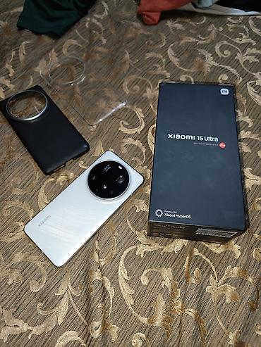 xaomi 17: Xiaomi, 15 Ultra, Б/у, 256 ГБ, цвет - Белый, 2 SIM, eSIM — 2