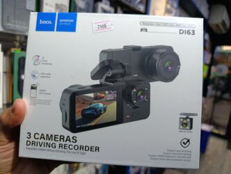 антирадар и видеорегистратор 2 в 1: Видеорегистратор Hoco DI63 с тремя камерами Основные характеристики