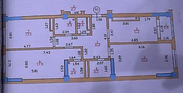 3комн квартиру: 3 комнаты, 82 м², Юг-2 мкр Элитка, 9 этаж — 2