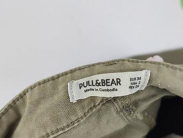 cargo pull and bear: PULL&BEAR, Spodnie cargo damskie, rozmiar 2XS — 4