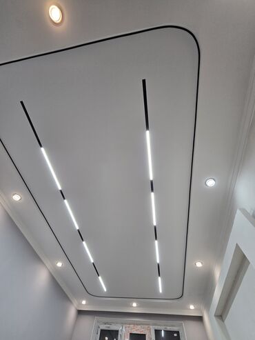 Натяжной потолок: Натяжной потолок Матовое, 3D потолки, Глянцевое Бесплатный замер, Монтаж, Гарантия — 4