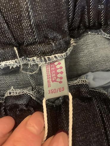 Детская одежда и обувь: Uşaq cins şalvarı………… - Rəng: tünd mavi denim - Beldən rezinli və — 2