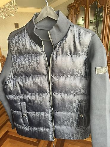 deri kurtkalar satisi: Dior kişi jaketi - Model: ön hissəsi yastıqlı, Dior monoqram naxışlı; — 1
