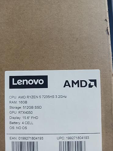 lenova legion: Yeni Lenovo LOQ, 15.6 ", Intel Core i5, 512 GB, Ünvandan götürmə — 2