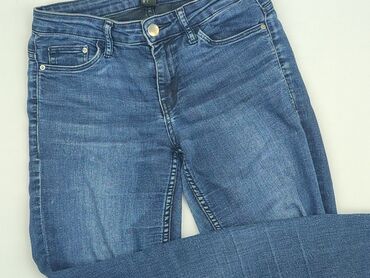 bardzo szerokie jeansy: Jeansy, H&M, XS, stan - Dobry