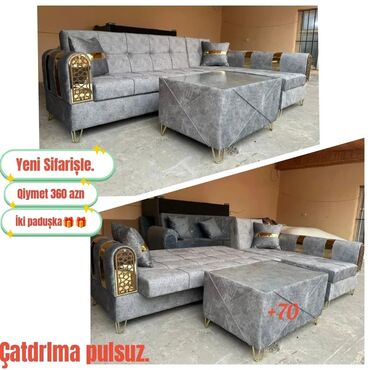 Sifarişlə divanlar: Künc divan, Qonaq otağı üçün, Parça, Bazasız, Açılan, Kitab — 23